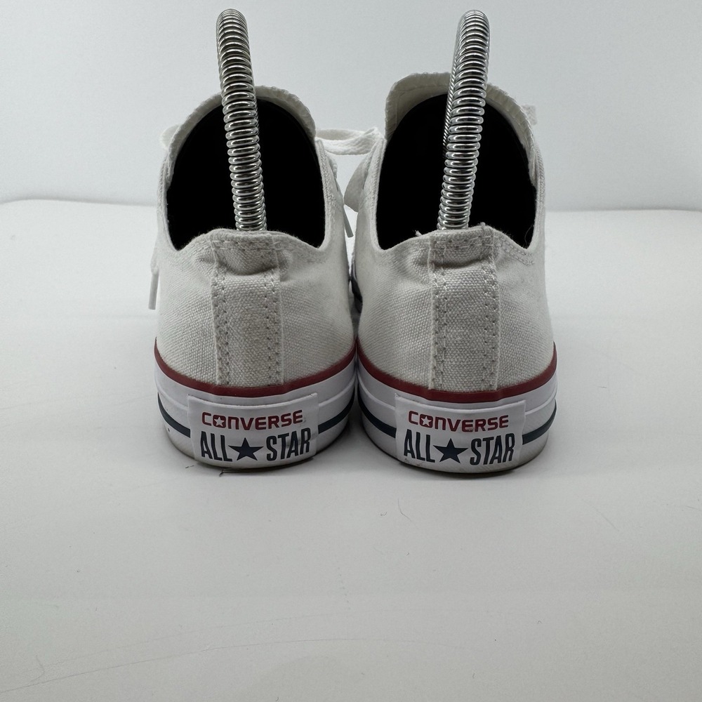 Converse Chuck Taylor All Star Low Top White Canvas Sneakers Women's 6.5 Classic - Picture 8 of 11